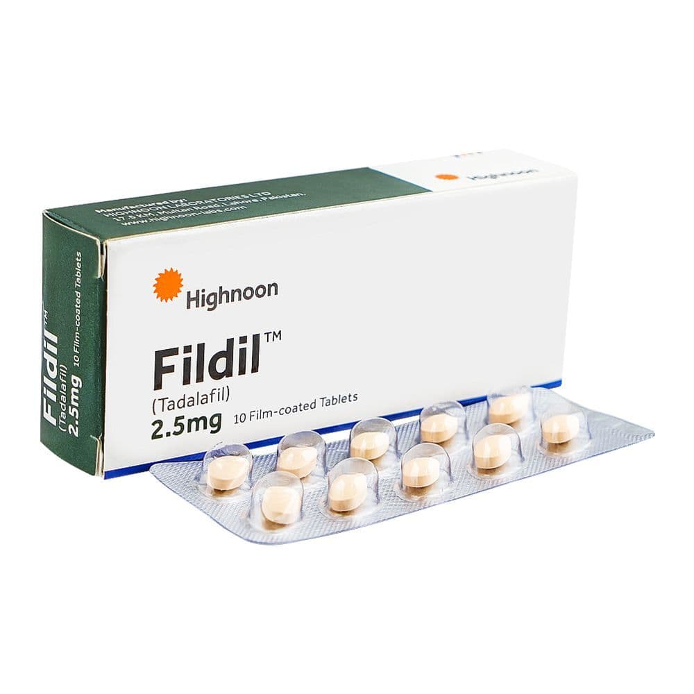 Fildil Tablets 2.5mg (1Box = 10 Tablets)