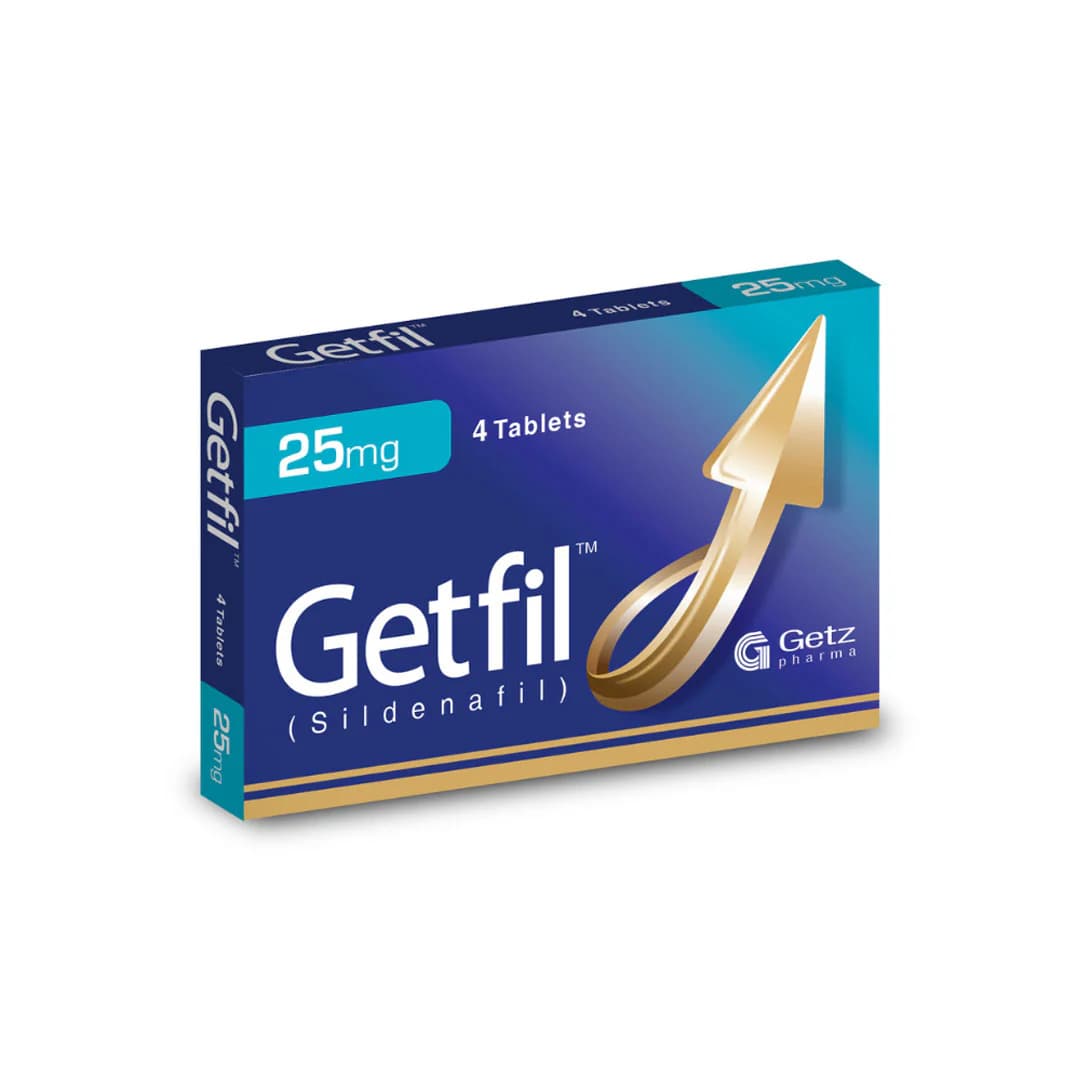 Getfil Tablets 25mg (1 Box = 4 Tablets)