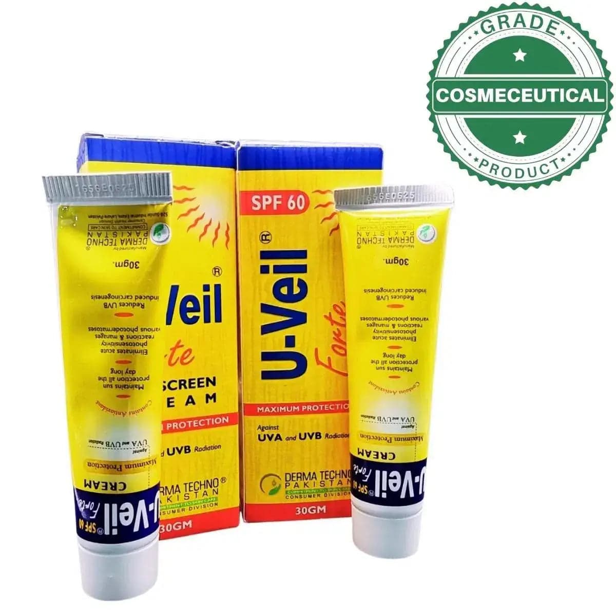 U-Veil Forte SPF 60 Sunblock Cream 30g
