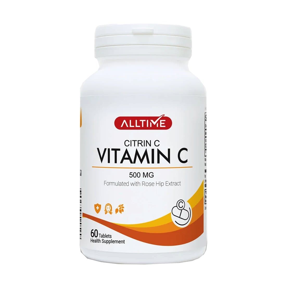 Alltime Citrin C Vitamin C 500mg with Rose Hip 60 Tablets